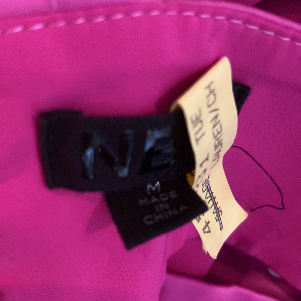 worn twice NBD pink halter dress with back cut outs, size medium - Picture 6 of 6